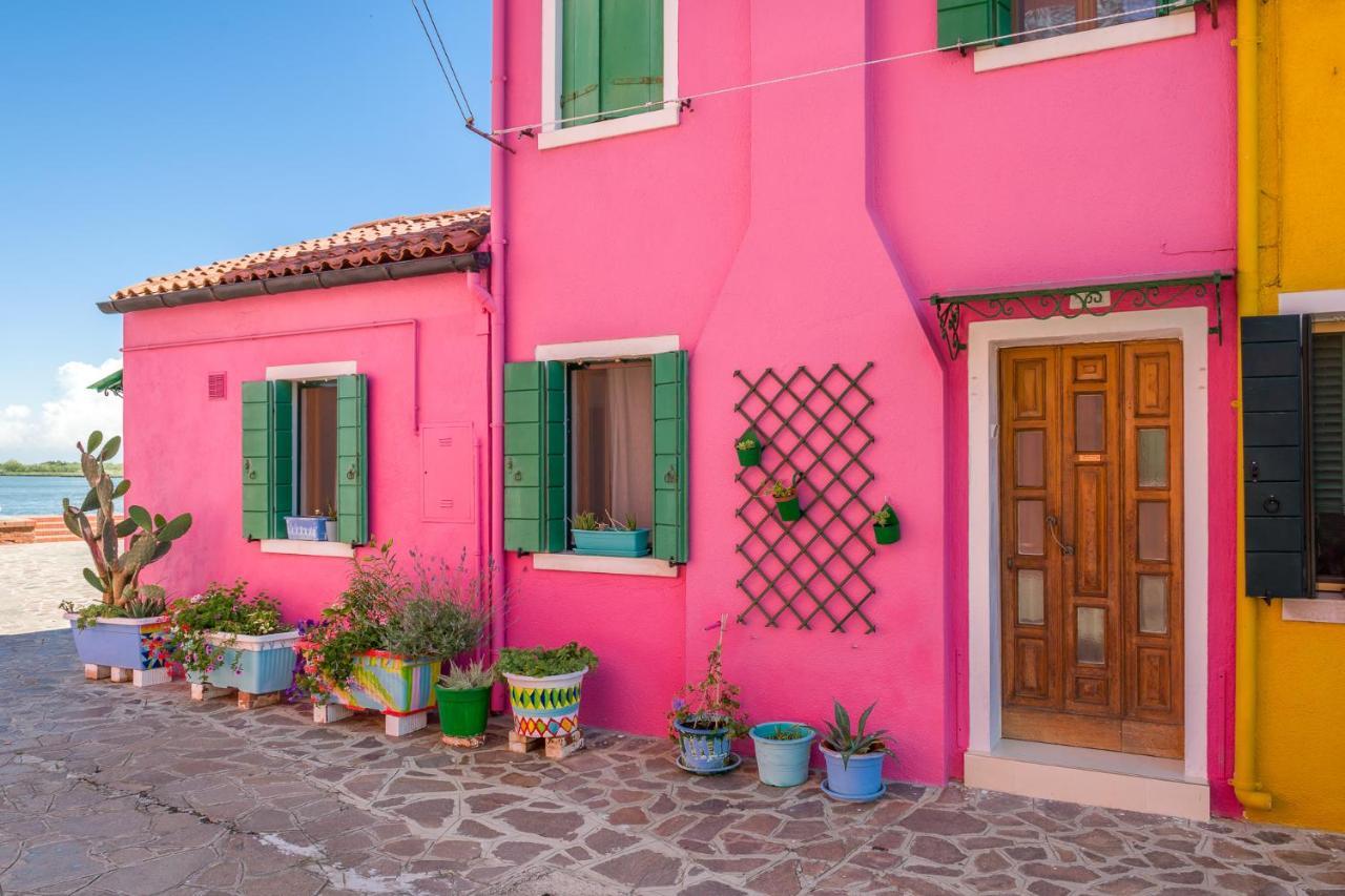 Night Galleria Holiday Home - Bed & Art In Burano - The Pink House Exterior foto